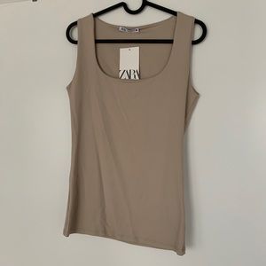 Tan/Nude Tank from Zara